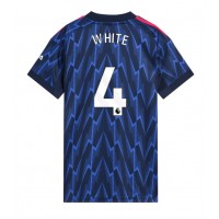 Stroje piłkarskie Arsenal Ben White #4 Koszulka Wyjazdowej dla damskie 2025-26 Krótki Rękaw
